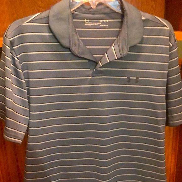 Under Armour Other - Men’s Under Armour green stripe performance polo